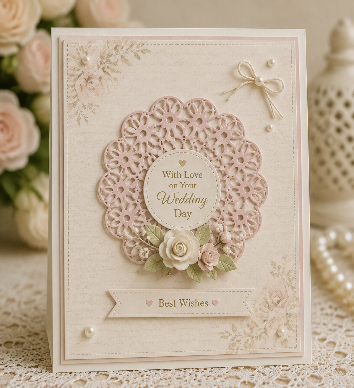 Oval Doily Frame Metal Cutting Die for Birthday Cards Scrapbooking and Romantic Paper Crafts