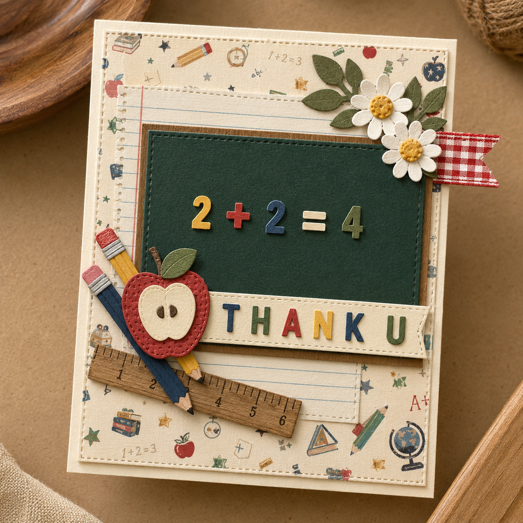 Alphabet and Number Background Metal Cutting Die for Card Making Scrapbooking and Mixed Media Crafts