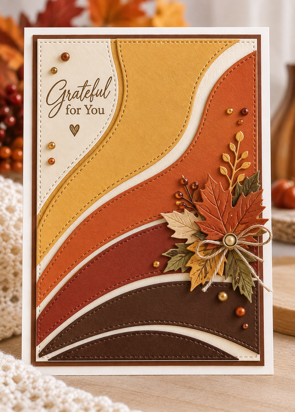 Stitched Sunburst and Curved Ray Background Metal Cutting Dies Set for Card Making