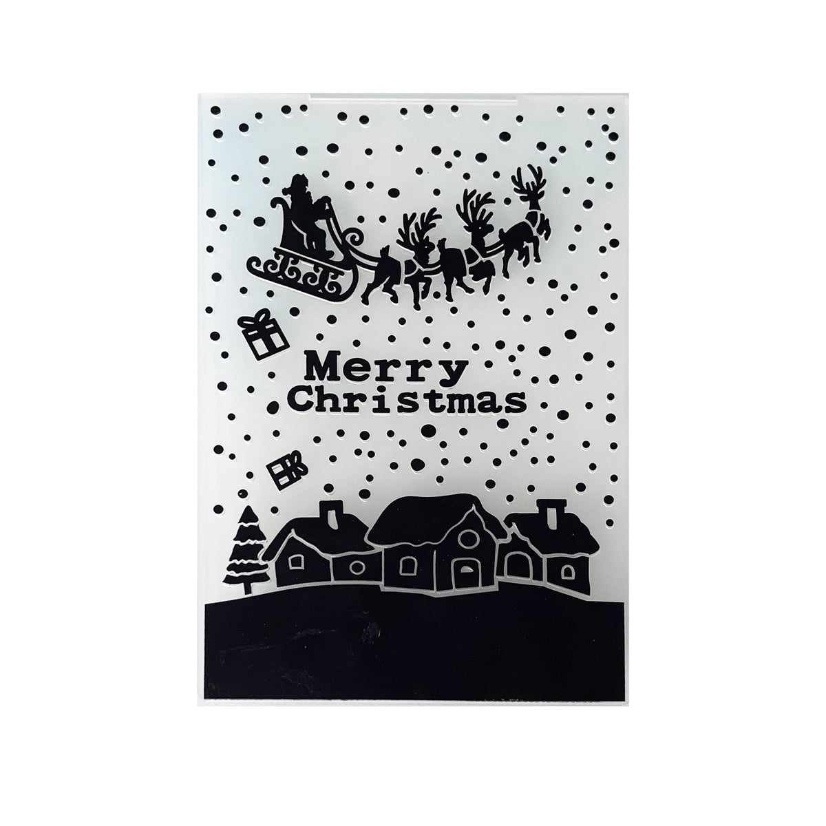 Christmas Embossing Folder, Card Making Stencil (105x148mm)
