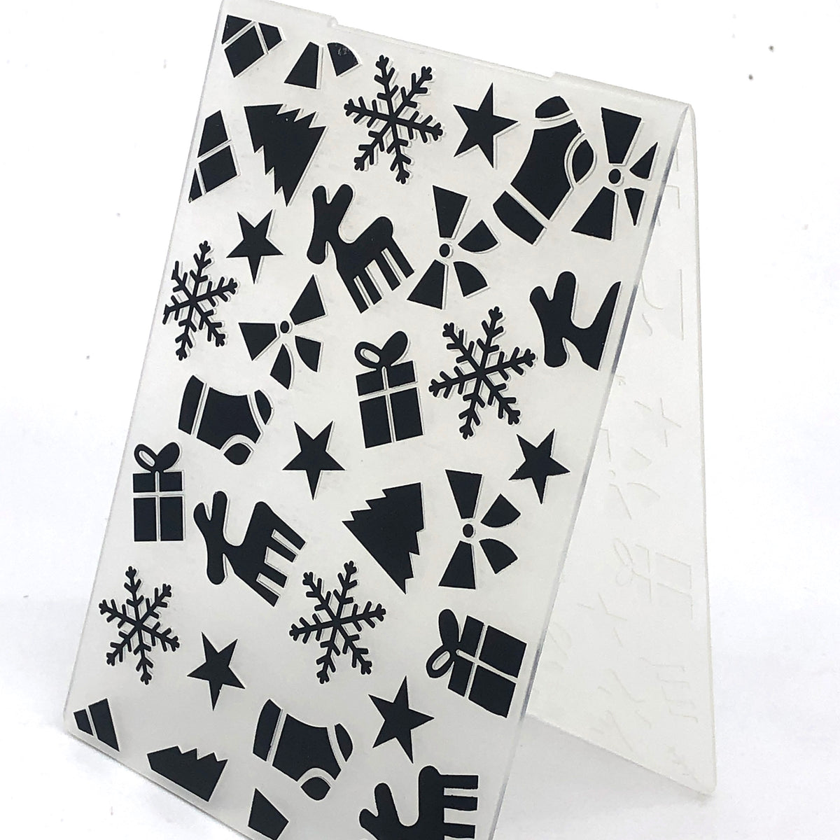 Christmas Embossing Folder, Card Making Stencil (105x148mm)