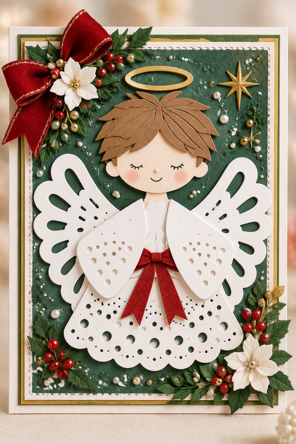 Angel Girl with Butterfly Wings Metal Cutting Dies Set for Card Making Scrapbooking and Paper Crafts