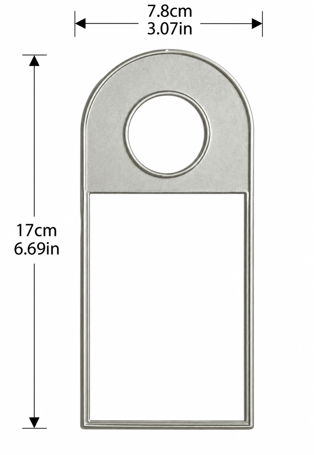 Arch Door Hanger Frame Metal Cutting Die for Christmas Halloween and Card Making