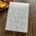 High Heel Shoe Embossing Folder with Bows Butterflies and Swirls for Fashion Cards