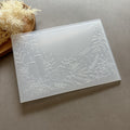 Christmas Candle Embossing Folder with Poinsettia Holly and Berries for Holiday Card Making Scrapbooking