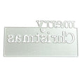 Merry Christmas Metal Cutting Die for Holiday Cards
