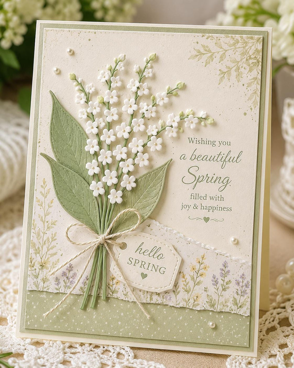 Floral Die Cut Stencil, Flower Metal Cutting Die for Scrapbook Cards