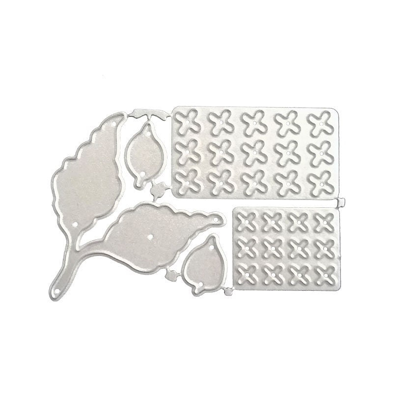 Floral Die Cut Stencil, Flower Metal Cutting Die for Scrapbook Cards