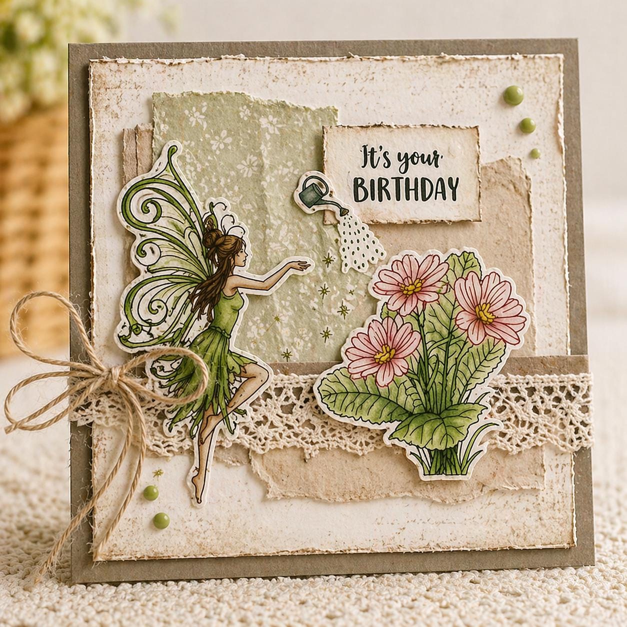 Fairy Garden Clear Stamp and Cutting Die Set