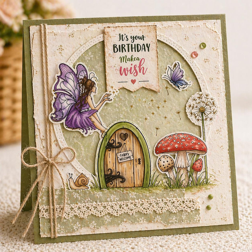 Fairy Garden Clear Stamp and Cutting Die Set
