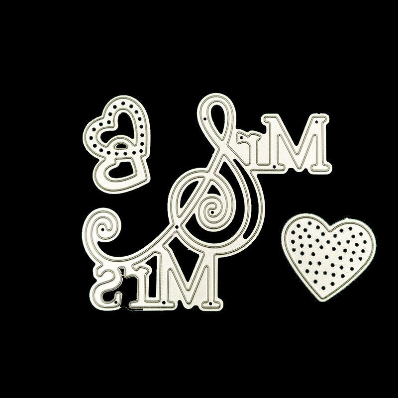 Mr and Mrs Metal Cutting Dies for Wedding Cards