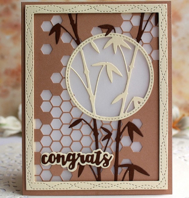 Frame Metal Cutting Dies, 4 Piece Stencil Set for Scrapbook Cards