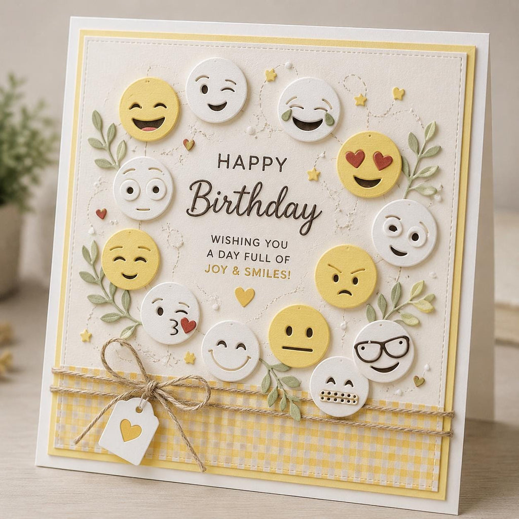 Emoji Metal Cutting Dies, Scrapbooking Card Stencils