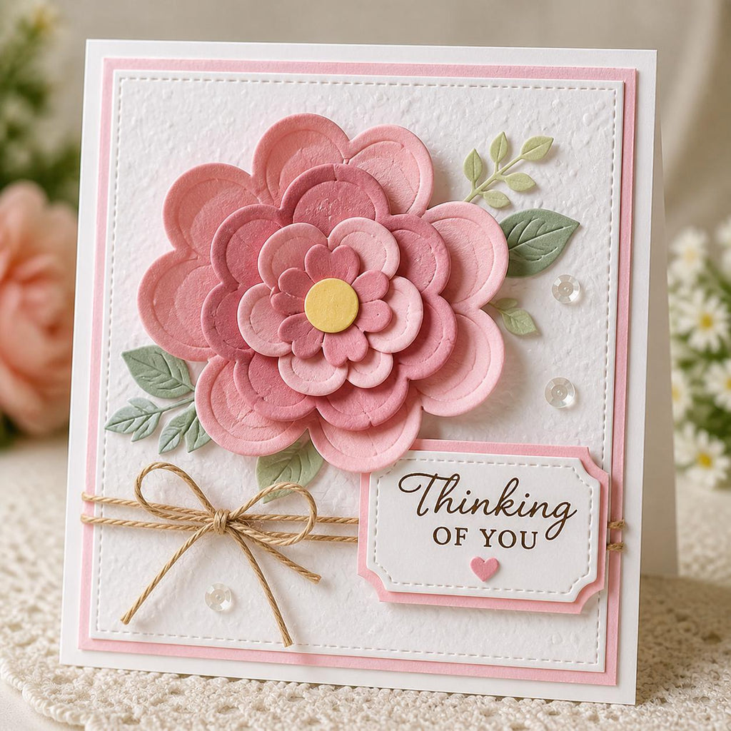 Flower Metal Cutting Dies for Card Making, Scrapbooking