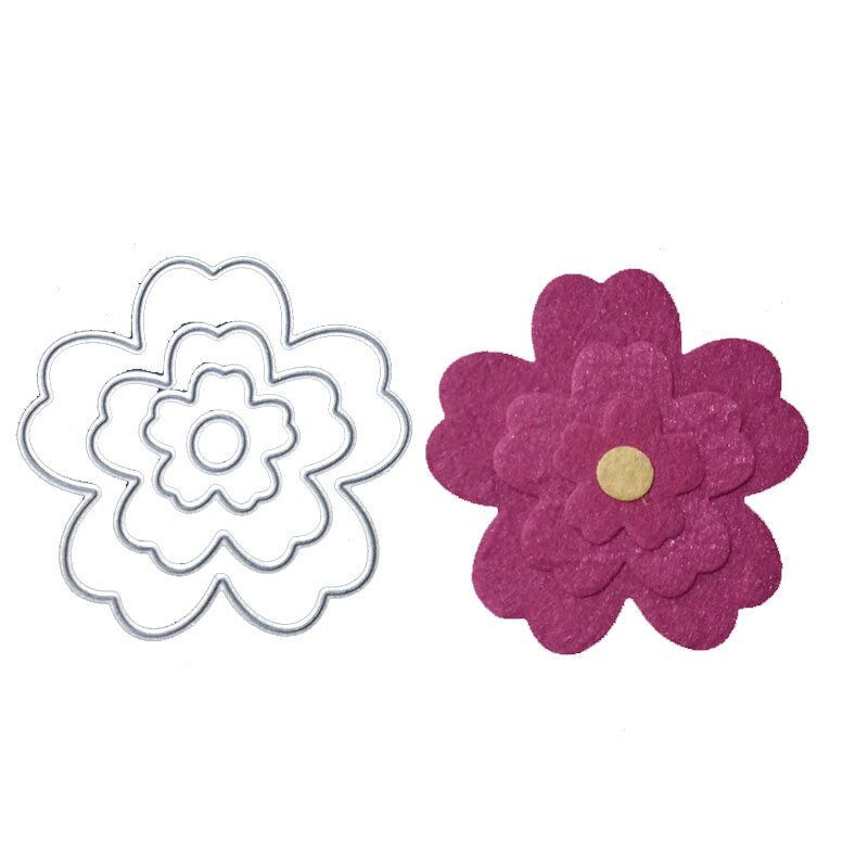 Flower Metal Cutting Dies for Card Making, Scrapbooking