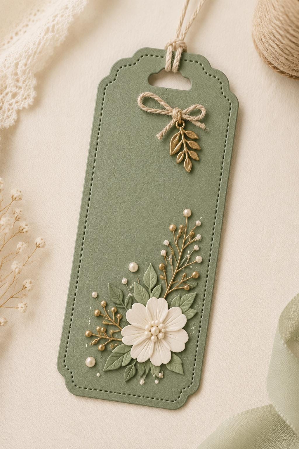 Clear stamp set with three distressed border designs and ornate corner flourish