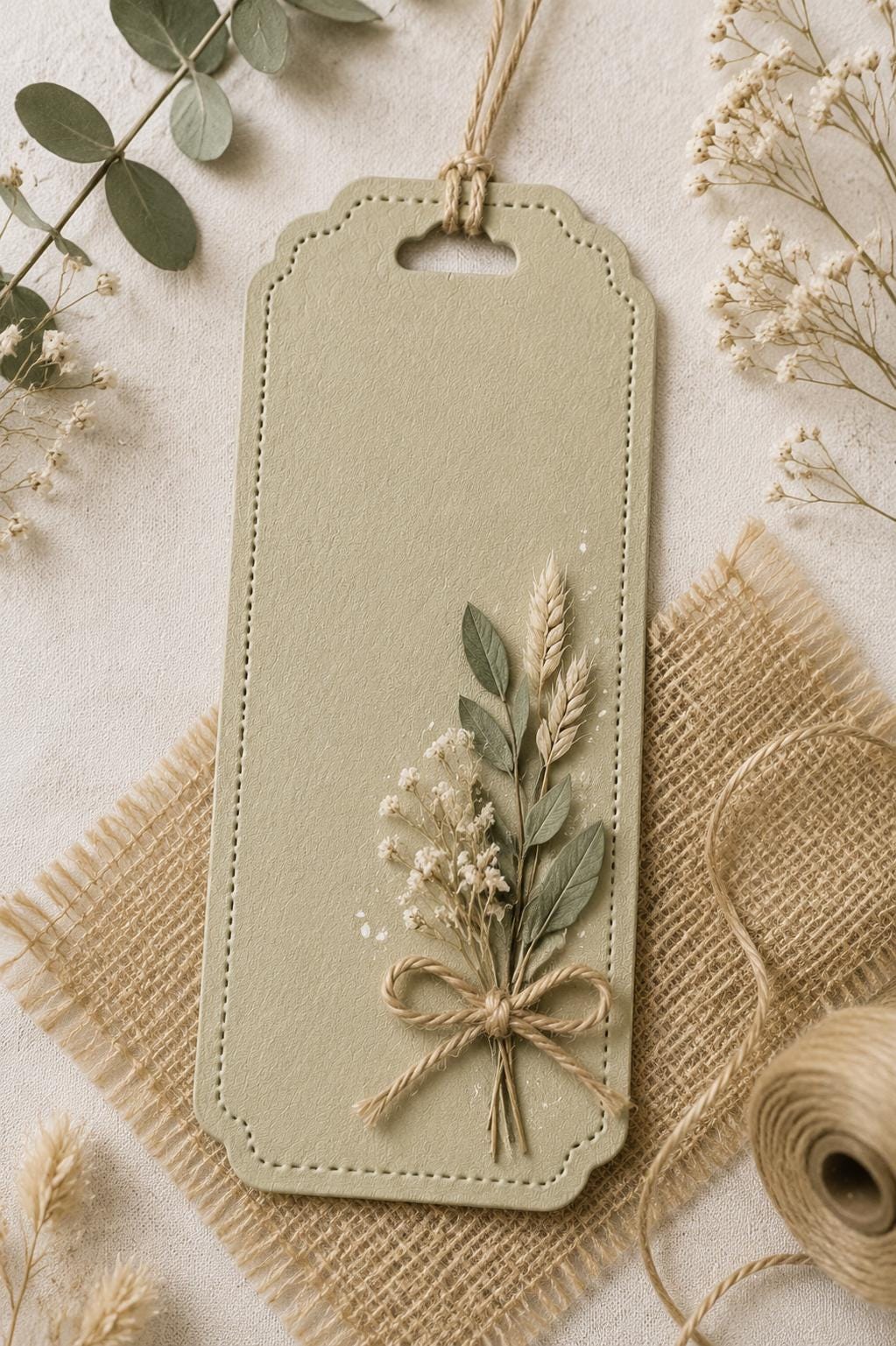 Bookmark Tag Die Cut: Carbon Steel Stencil for DIY Crafts