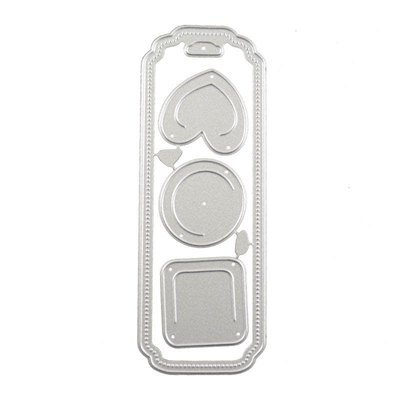 Bookmark Tag Die Cut: Carbon Steel Stencil for DIY Crafts