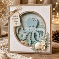 Octopus Metal Die Cut, DIY Scrapbooking, Card Making
