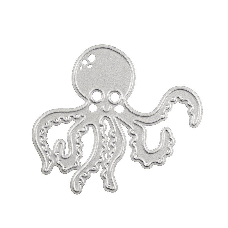 Octopus Metal Die Cut, DIY Scrapbooking, Card Making