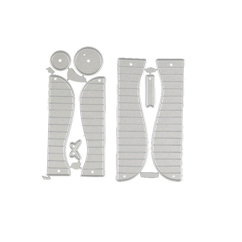 Heart Metal Cutting Dies, Stitched Heart Stencils for Cards