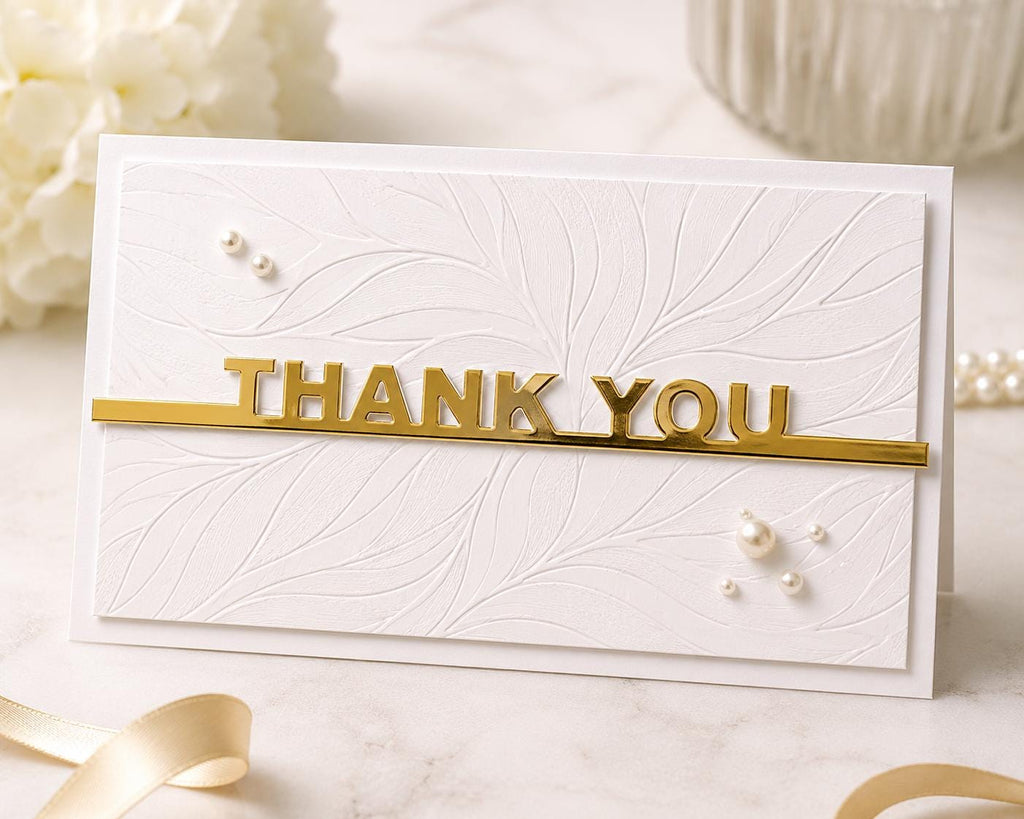 Word Strip Metal Cutting Dies, Hello Smile Thank You Set