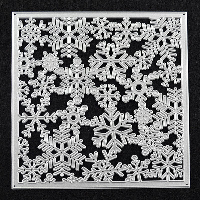 Snowflake Metal Cutting Die, Carbon Steel Stencil for Scrapbooking