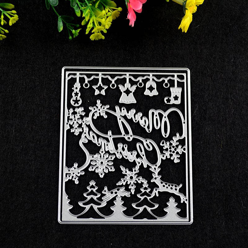 Christmas Metal Cutting Die, DIY Scrapbooking Stencil