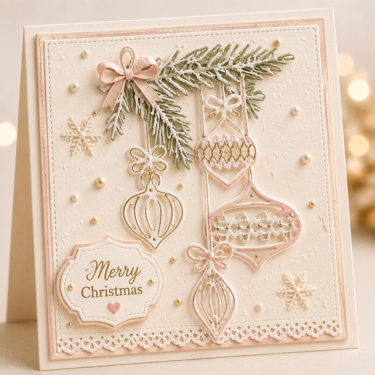 Christmas Ornament Metal Cutting Die, DIY Scrapbooking Stencil