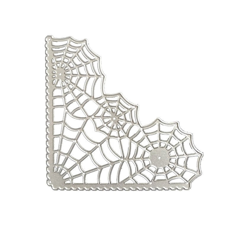 Halloween Spider Web Corner Die Cut, DIY Scrapbooking