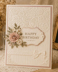 Strip embossing folder for card making stationary paper crafts stencil cutting die background