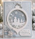 winter snow window die cuts Metal cutting die DIY scrapbooking/card making/embossing template