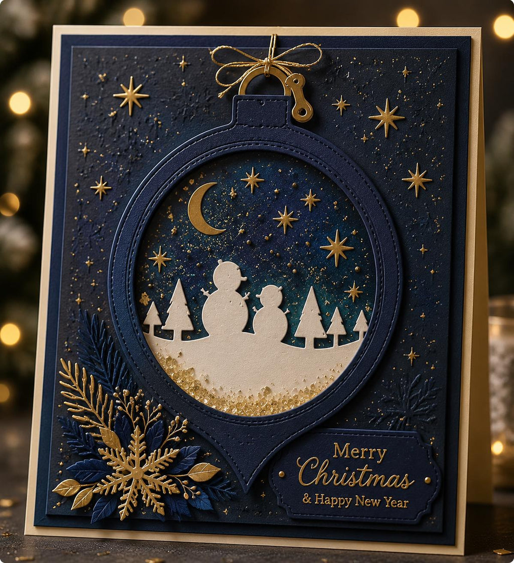 winter snow window die cuts Metal cutting die DIY scrapbooking/card making/embossing template