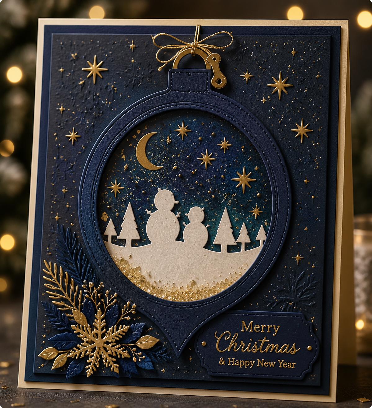 winter snow window die cuts Metal cutting die DIY scrapbooking/card making/embossing template