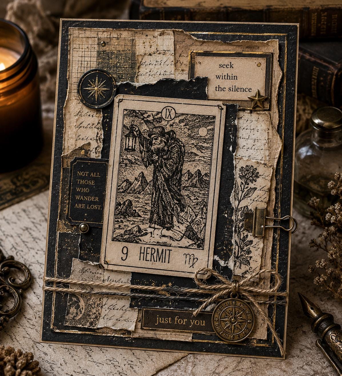 Fantasy Tarot Major Arcana Clear Silicone Stamp for Scrapbooking