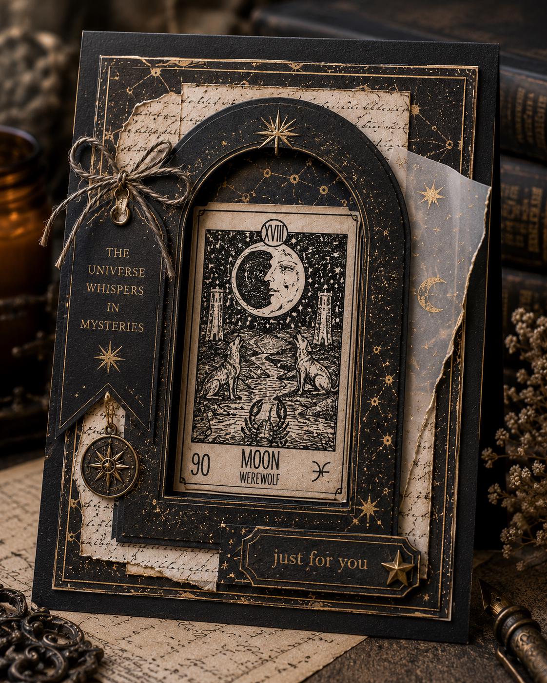 Fantasy Tarot Major Arcana Clear Silicone Stamp for Scrapbooking