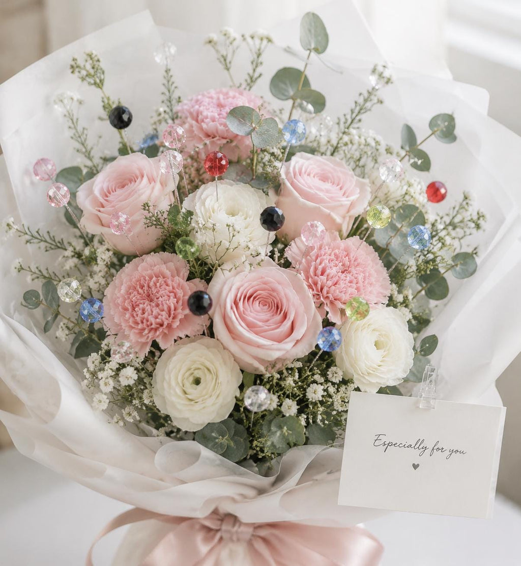 Pearl Corsage Pins, Twist Wire Floral Bouquet Picks (100pcs/pack, 2.75 inches )