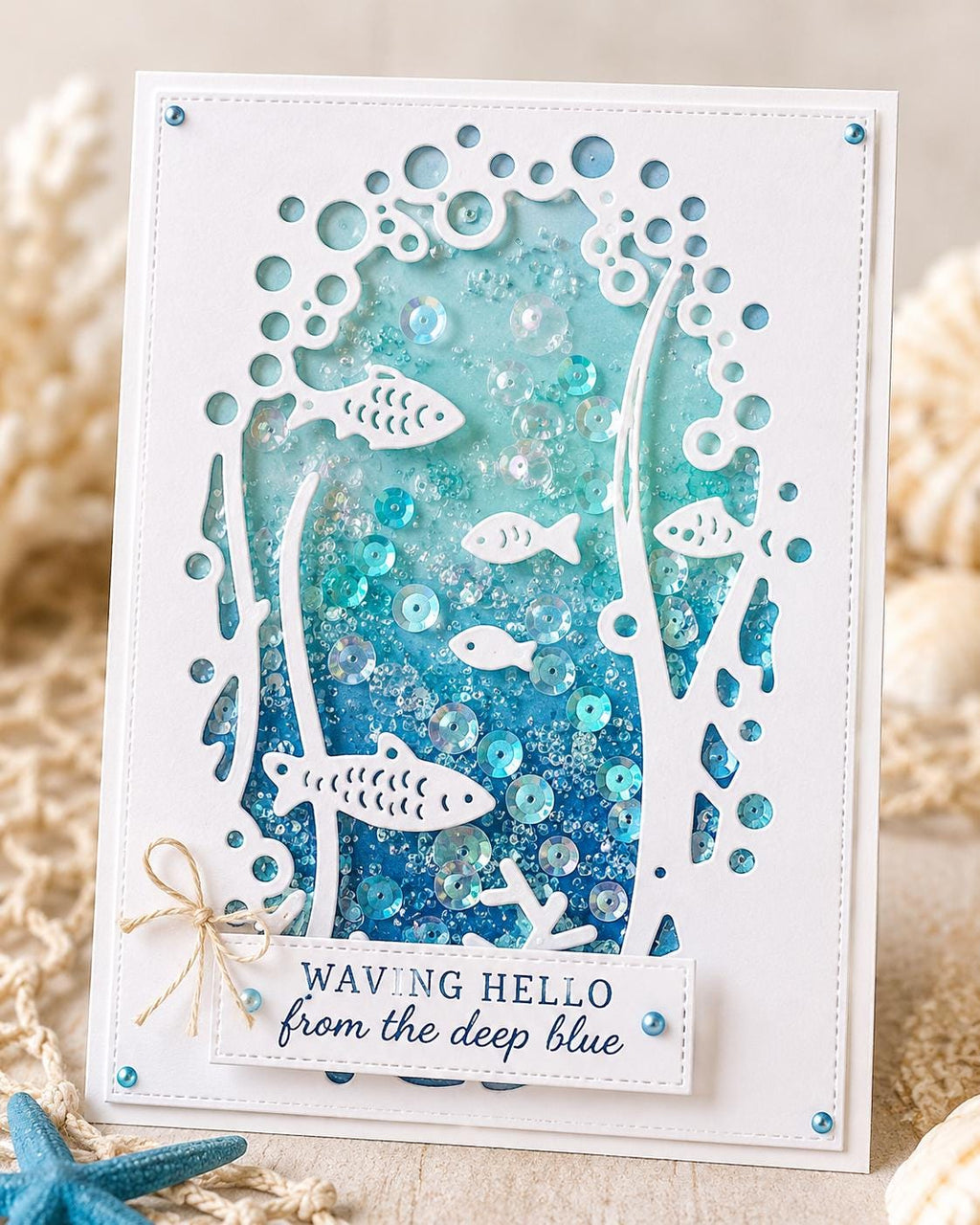 Under the Sea Metal Cutting Die: Scrapbooking, Card Making
