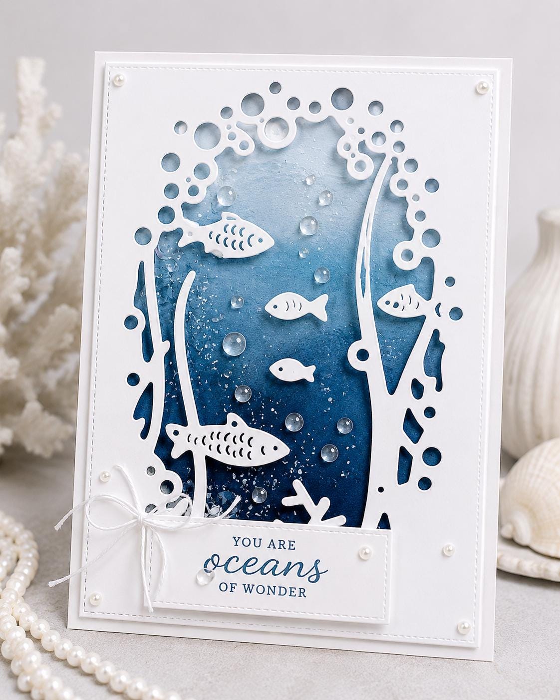 Under the Sea Metal Cutting Die: Scrapbooking, Card Making
