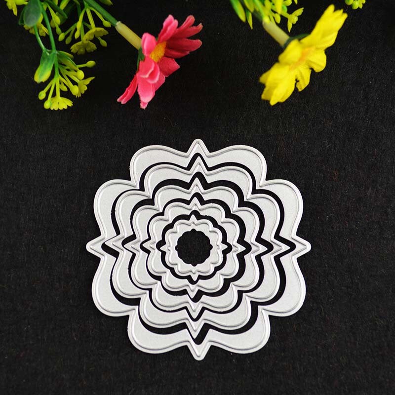 5 Frame Metal Cutting Dies for Cards and Scrapbooking