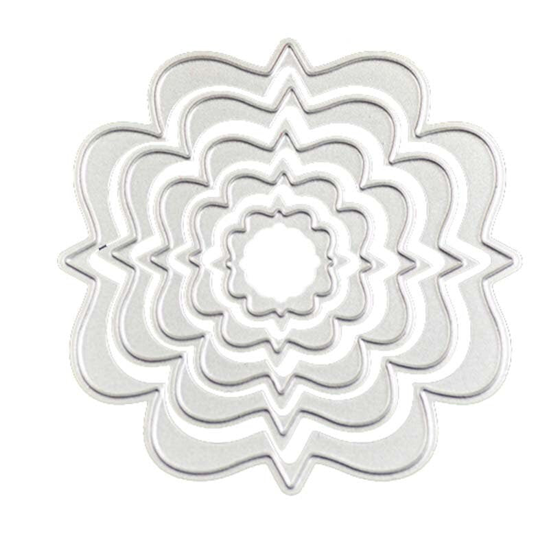 5 Frame Metal Cutting Dies for Cards and Scrapbooking