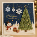 Christmas Tree & Snowflake Metal Cutting Dies for Card Making