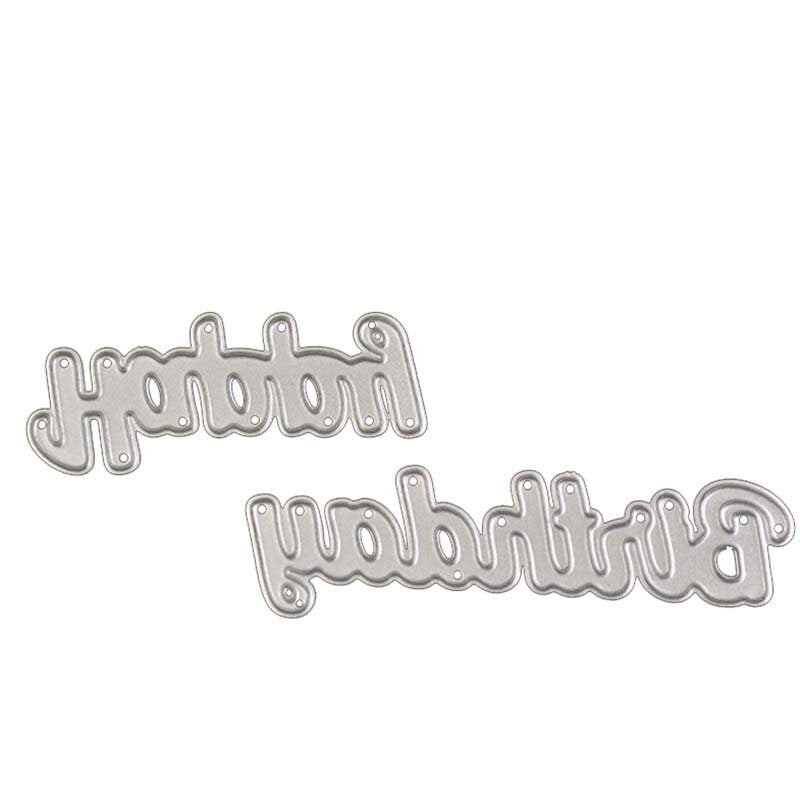 Happy Birthday Metal Cutting Die for Handmade Cards