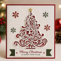 Christmas Tree Metal Cutting Die, DIY Scrapbooking Stencil