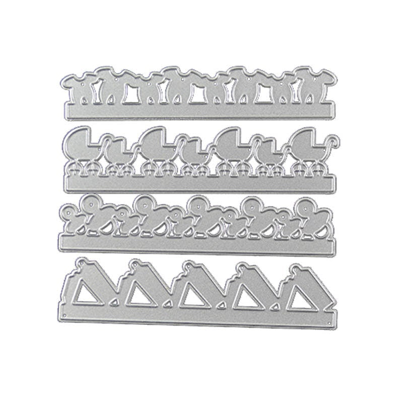 Baby Essentials Border Metal Cutting Die Set for Cards