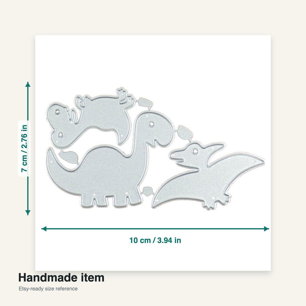 Dinosaur Metal Cutting Die Set for Cards and Crafts