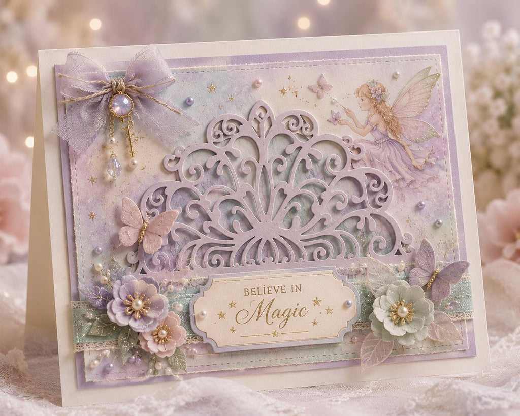Flower Invitation Card Metal Cutting Die Stencil