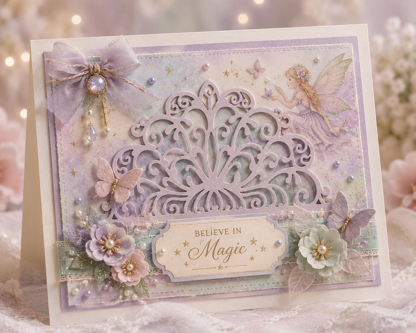 Flower Invitation Card Metal Cutting Die Stencil
