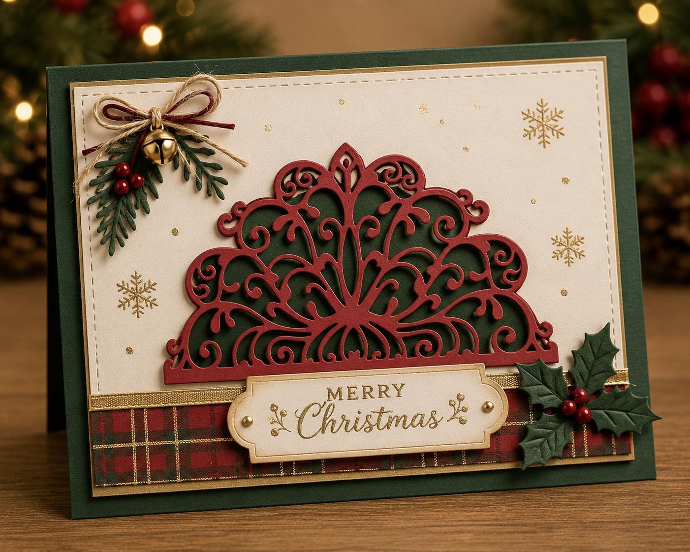 Flower Invitation Card Metal Cutting Die Stencil