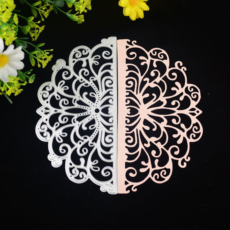 Flower Invitation Card Metal Cutting Die Stencil